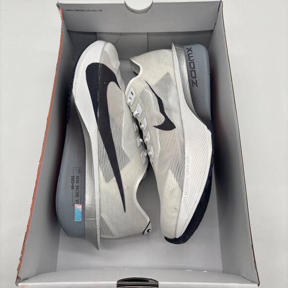 Mens Size 15 Nike Zoomx Vaporfly Next% 4 Whie Grey Shoe Sneaker HF6414 100 NEW main image 4